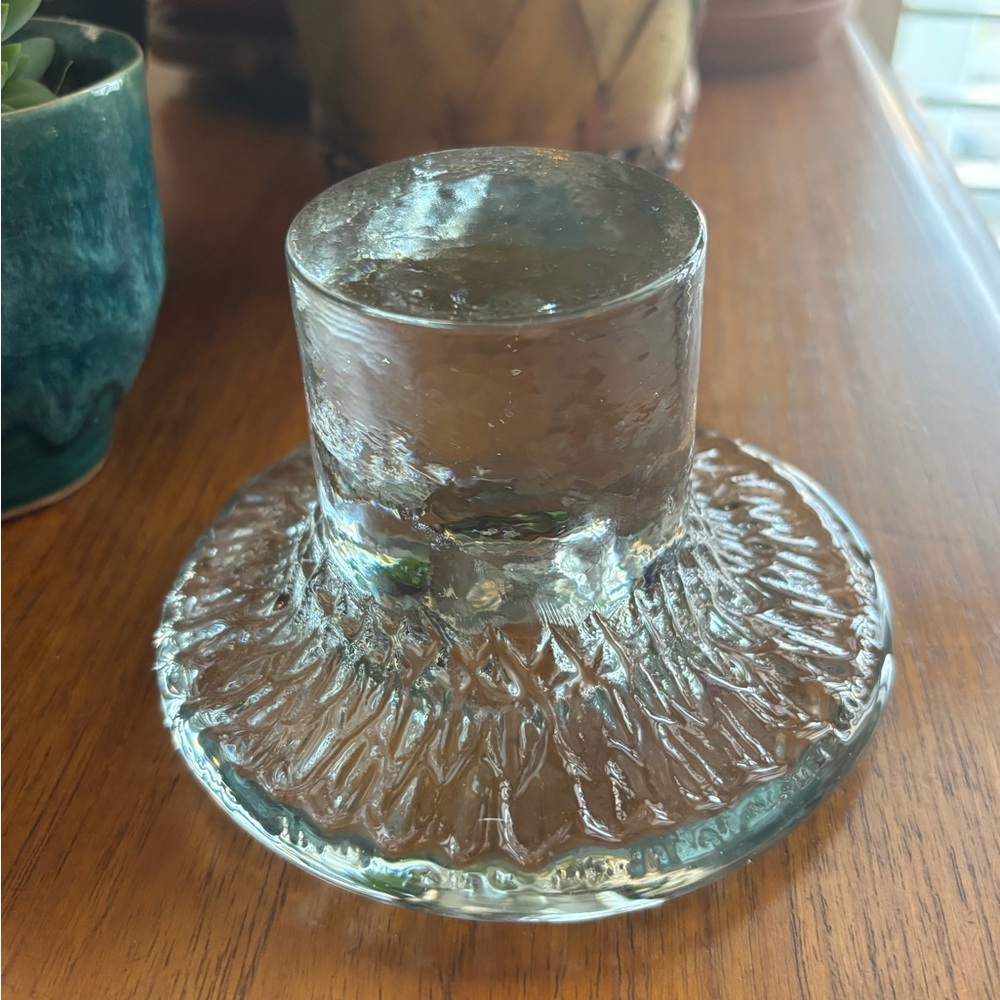 Vintage Blenko 77S Mushroom Candleholder - Picture 7 of 14